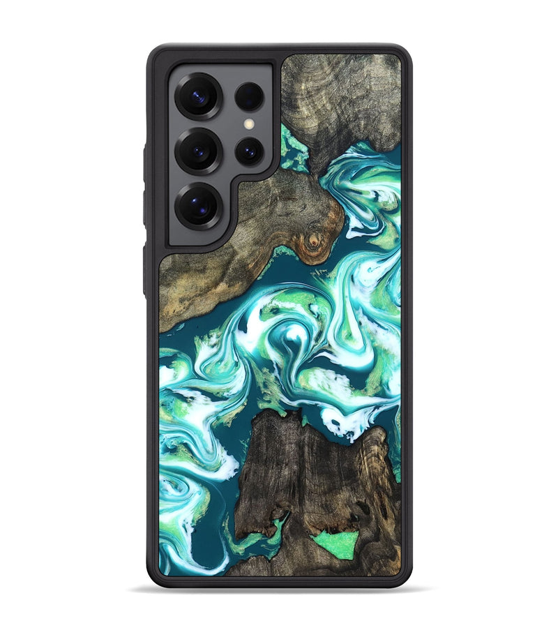 Galaxy S25 Ultra Wood Phone Case - Theda (Green, 823446)