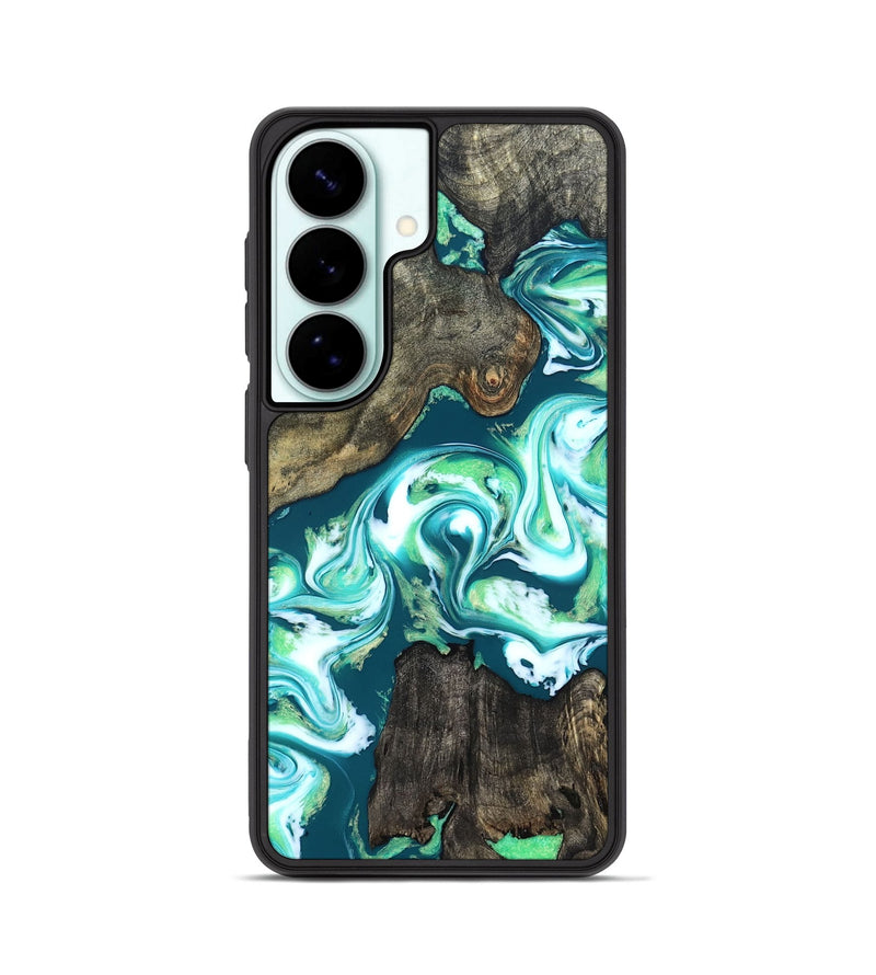 Galaxy S26 Wood Phone Case - Theda (Green, 823446)