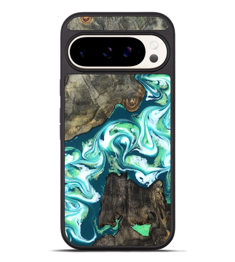 Pixel 9 Pro XL Wood Phone Case - Theda (Green, 823446)