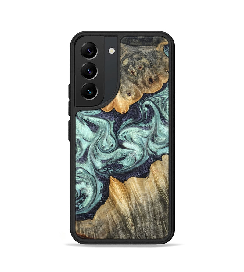Galaxy S22 Wood Phone Case - Mya (Green, 823447)