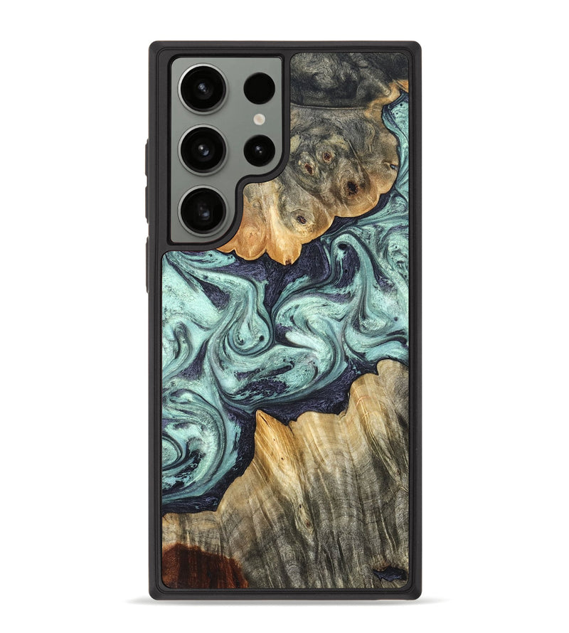 Galaxy S23 Ultra Wood Phone Case - Mya (Green, 823447)