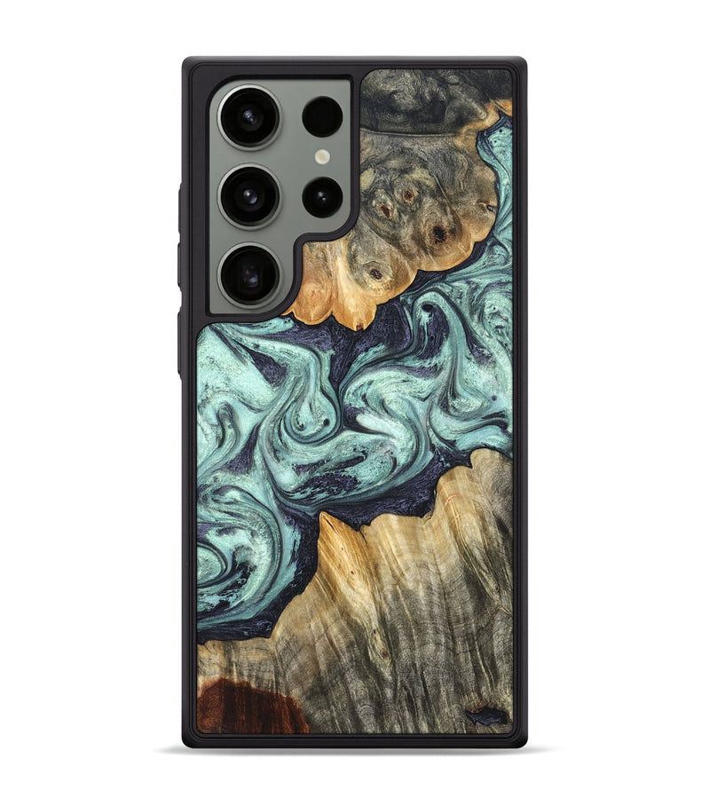Galaxy S24 Ultra Wood Phone Case - Mya (Green, 823447)