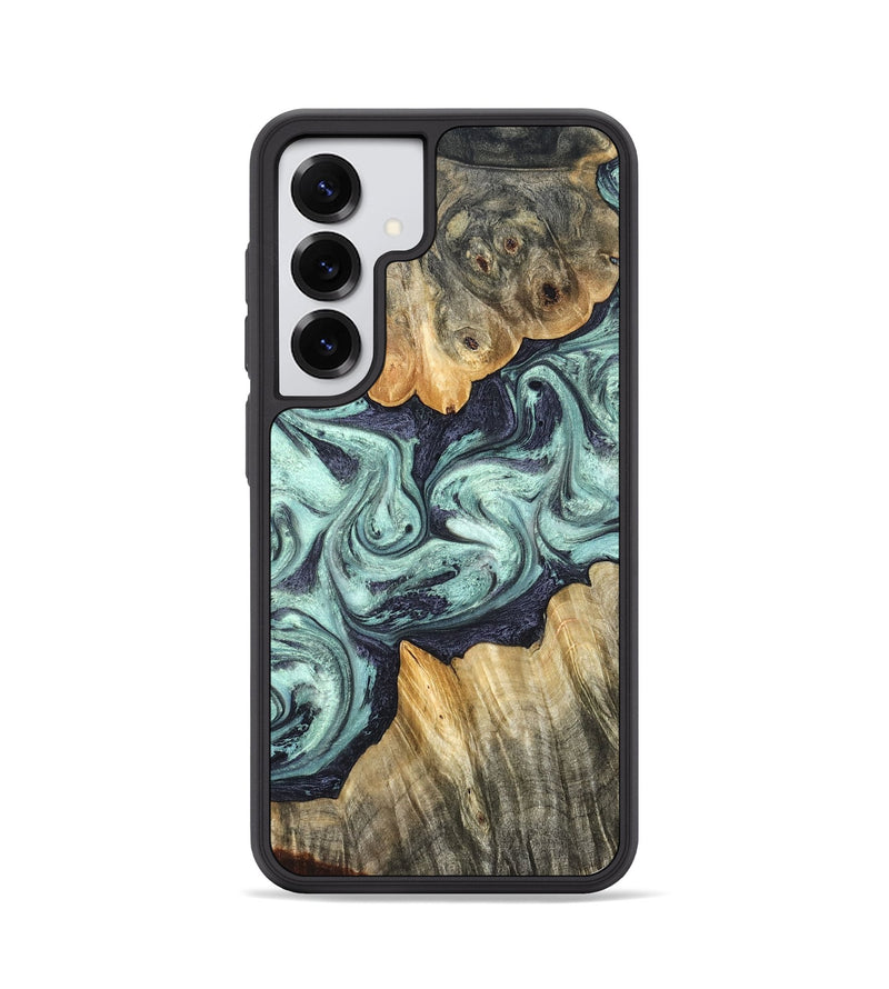 Galaxy S25 Wood Phone Case - Mya (Green, 823447)