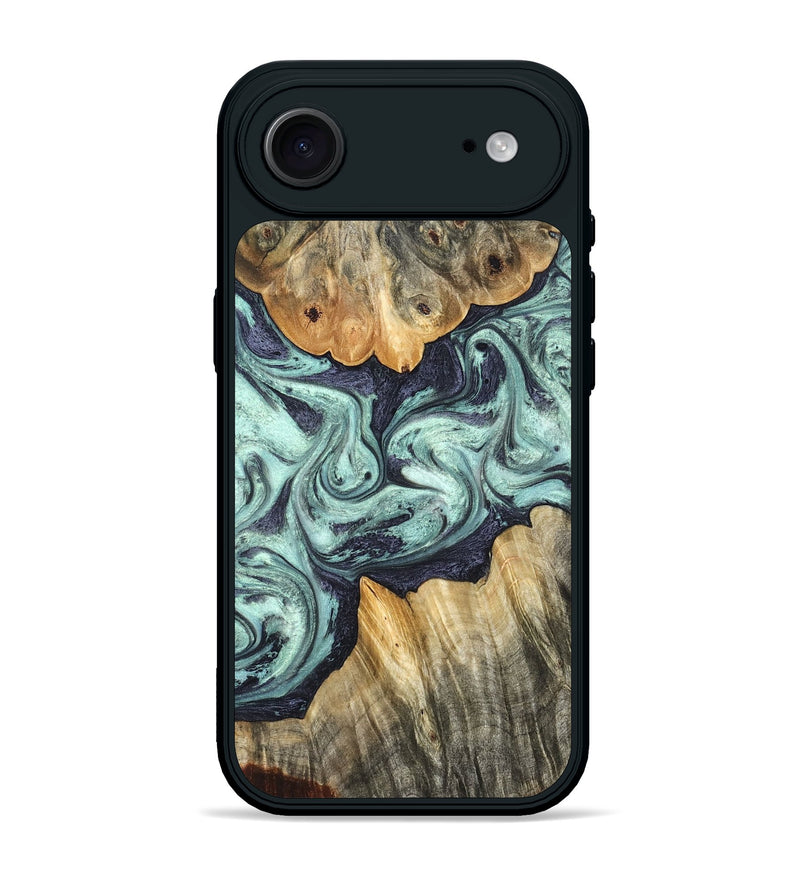 iPhone 17 Air Wood Phone Case - Mya (Green, 823447)