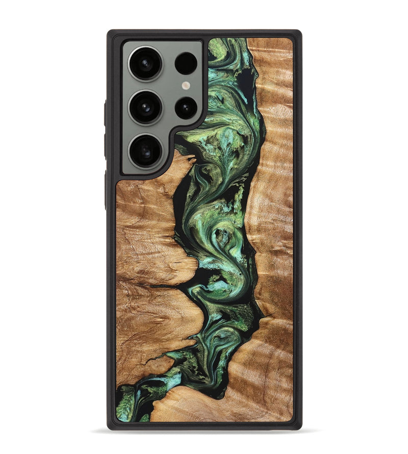 Galaxy S23 Ultra Wood Phone Case - Ara (Green, 823448)