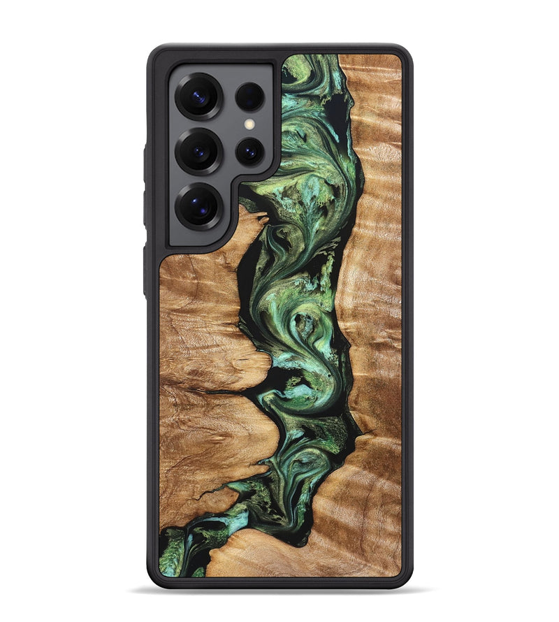 Galaxy S25 Ultra Wood Phone Case - Ara (Green, 823448)