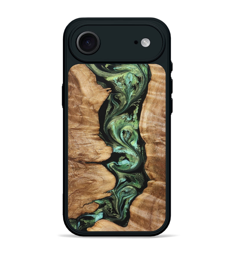 iPhone 17 Air Wood Phone Case - Ara (Green, 823448)
