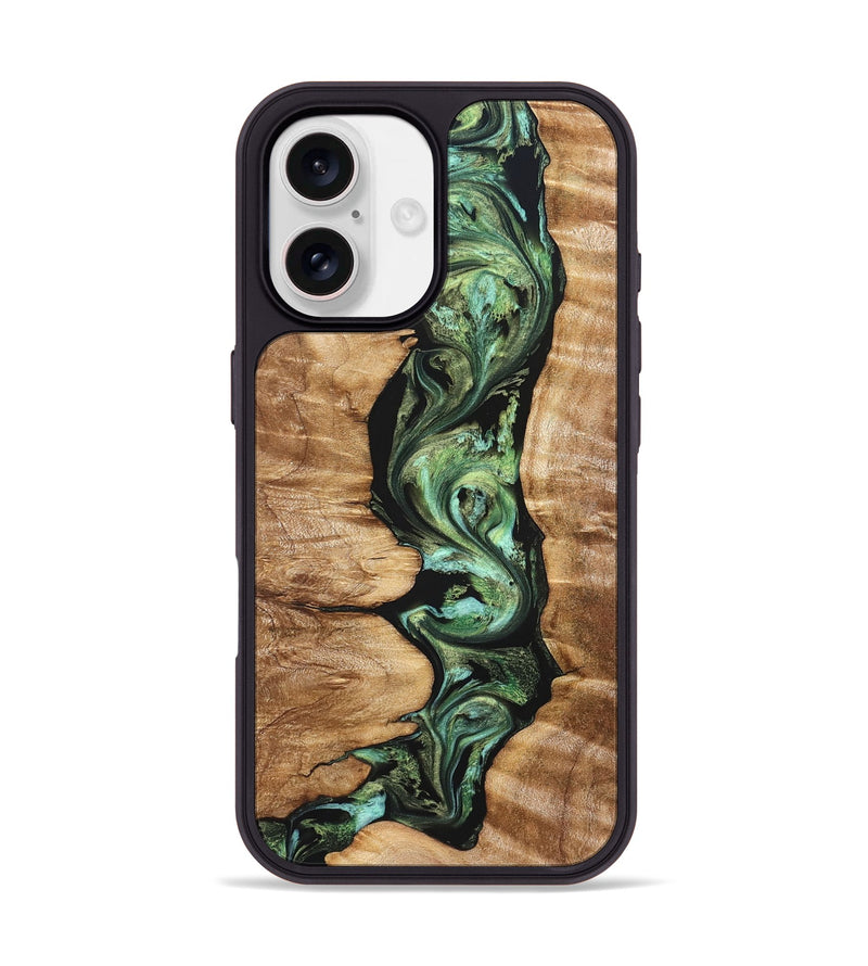 iPhone 17 Wood Phone Case - Ara (Green, 823448)