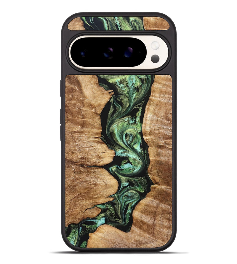 Pixel 9 Pro XL Wood Phone Case - Ara (Green, 823448)
