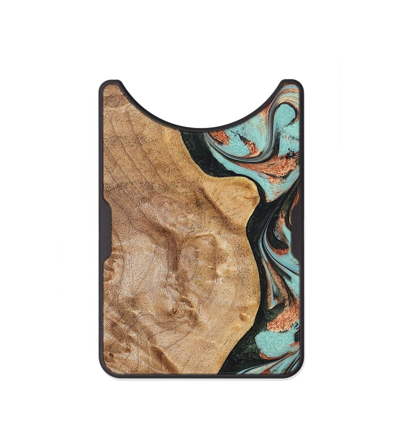 Alloy Wood Wallet - Allyssa (Green, 823449)