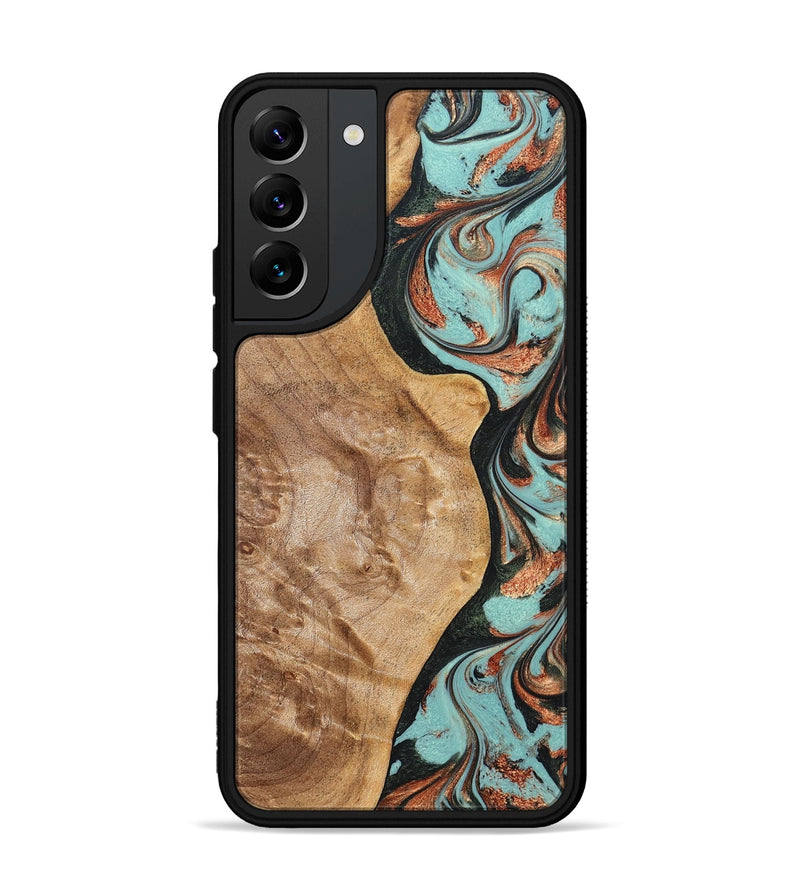 Galaxy S22 Plus Wood Phone Case - Allyssa (Green, 823449)