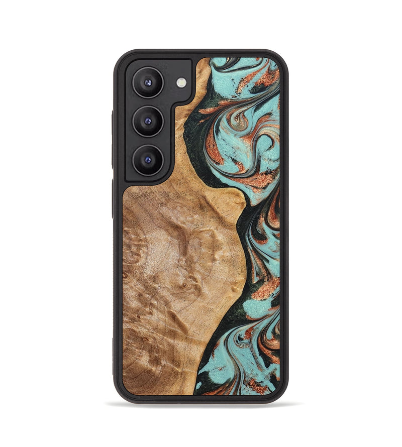 Galaxy S23 Wood Phone Case - Allyssa (Green, 823449)
