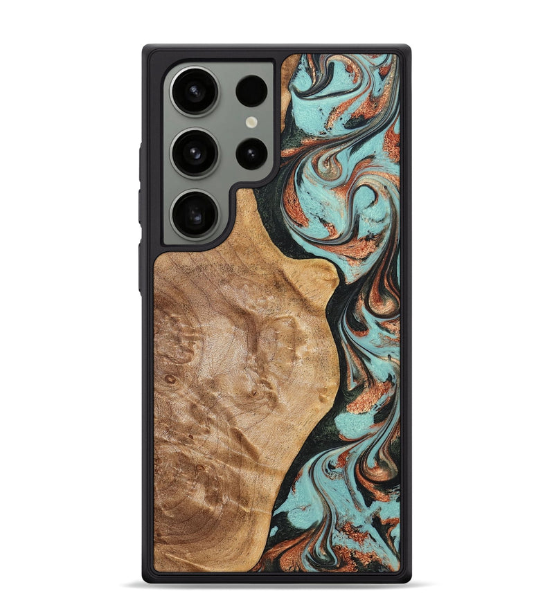 Galaxy S24 Ultra Wood Phone Case - Allyssa (Green, 823449)