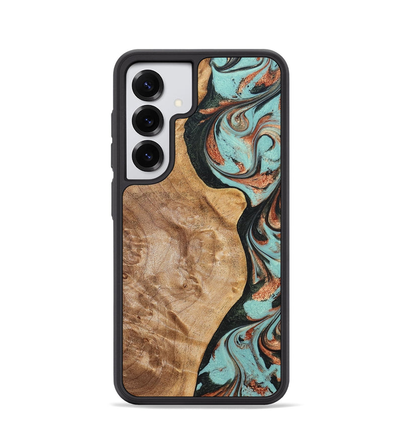 Galaxy S25 Wood Phone Case - Allyssa (Green, 823449)