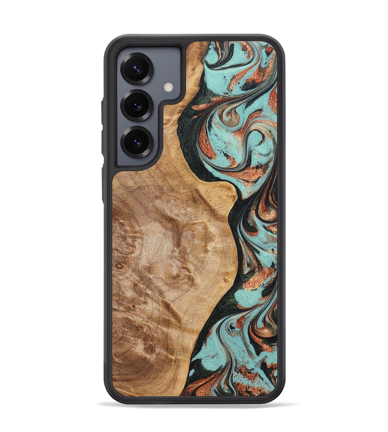 Galaxy S25 Plus Wood Phone Case - Allyssa (Green, 823449)