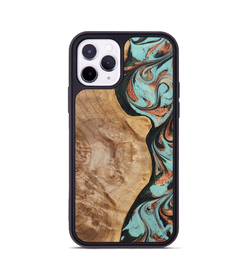 iPhone 11 Pro Wood Phone Case - Allyssa (Green, 823449)