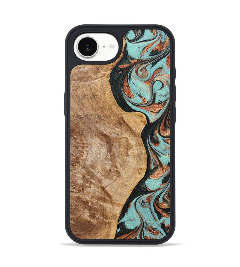 iPhone 16e Wood Phone Case - Allyssa (Green, 823449)