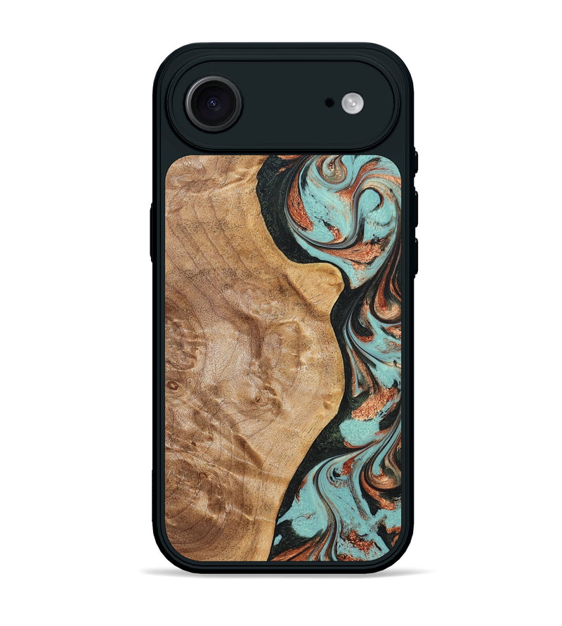 iPhone 17 Air Wood Phone Case - Allyssa (Green, 823449)
