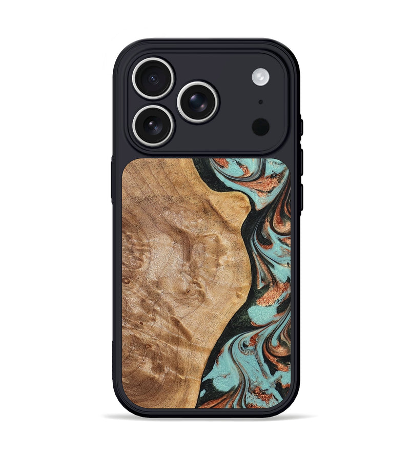 iPhone 17 Pro Wood Phone Case - Allyssa (Green, 823449)