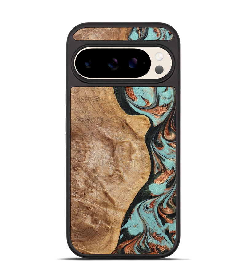 Pixel 10 Wood Phone Case - Allyssa (Green, 823449)