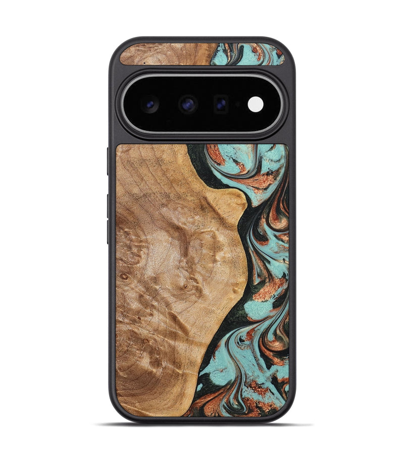 Pixel 11 Pro Wood Phone Case - Allyssa (Green, 823449)