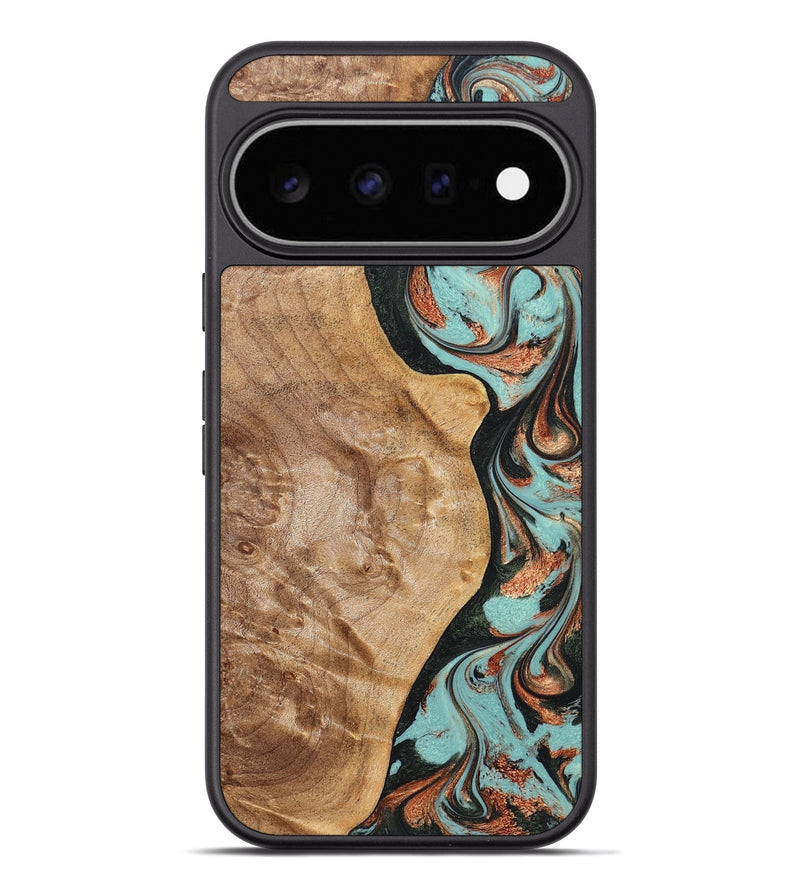 Pixel 11 Pro XL Wood Phone Case - Allyssa (Green, 823449)