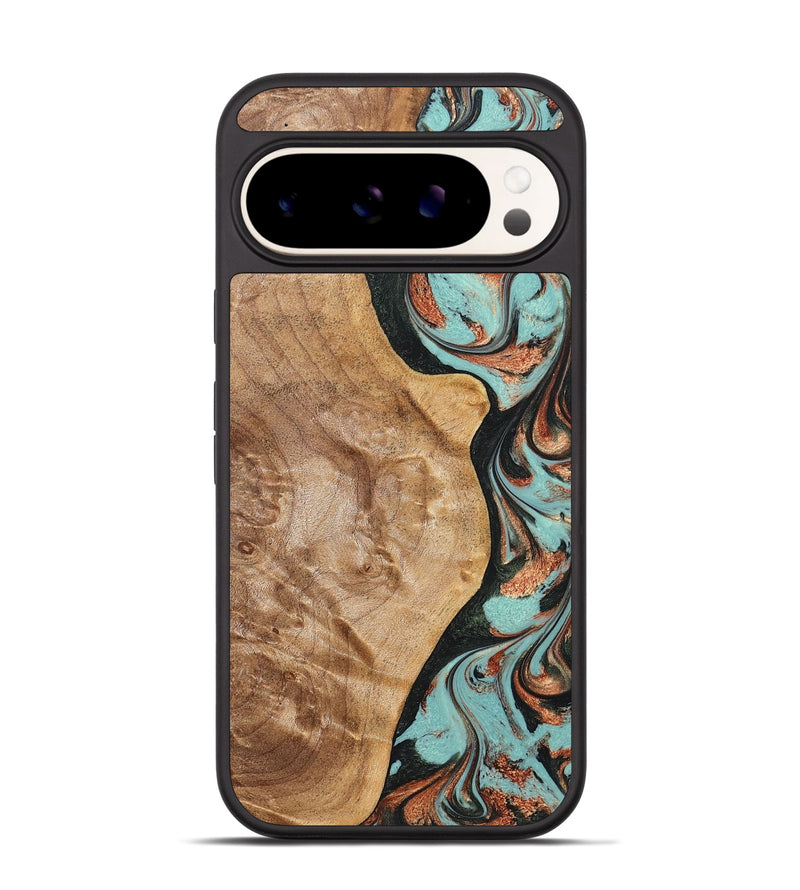 Pixel 9 Pro Wood Phone Case - Allyssa (Green, 823449)