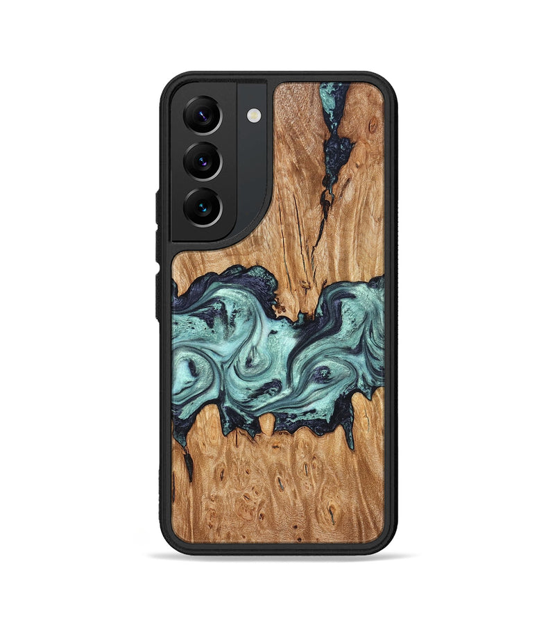 Galaxy S22 Wood Phone Case - Heather (Green, 823450)