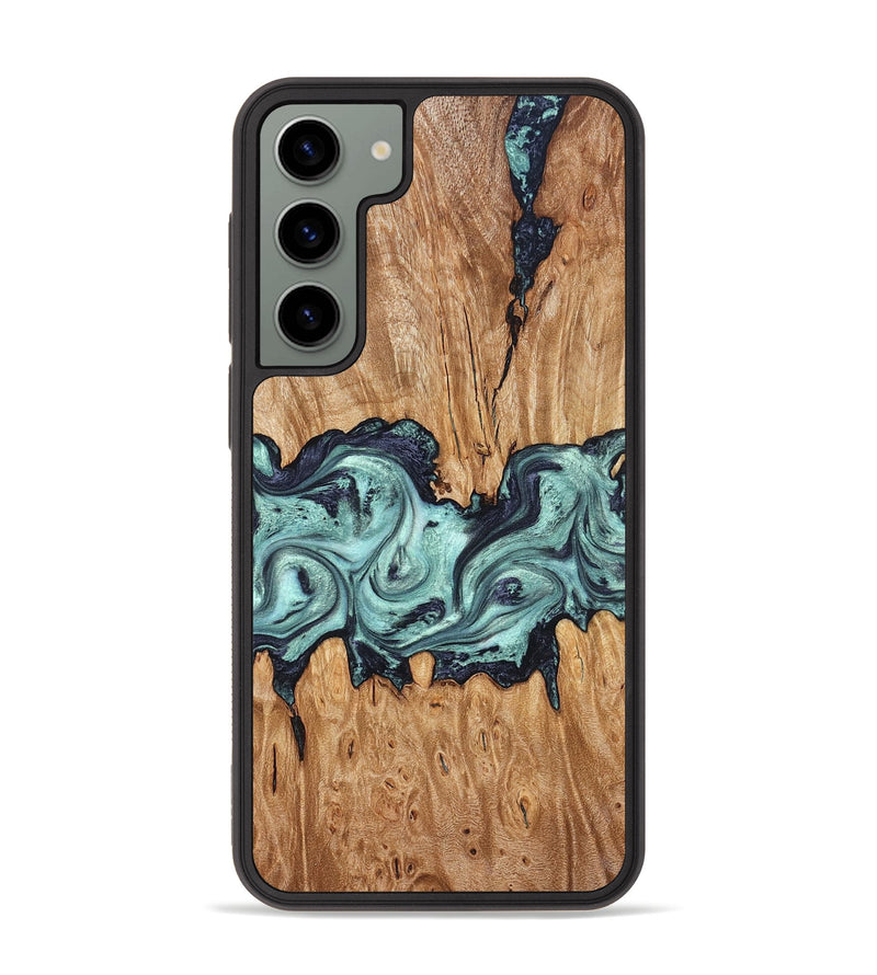 Galaxy S23 Plus Wood Phone Case - Heather (Green, 823450)