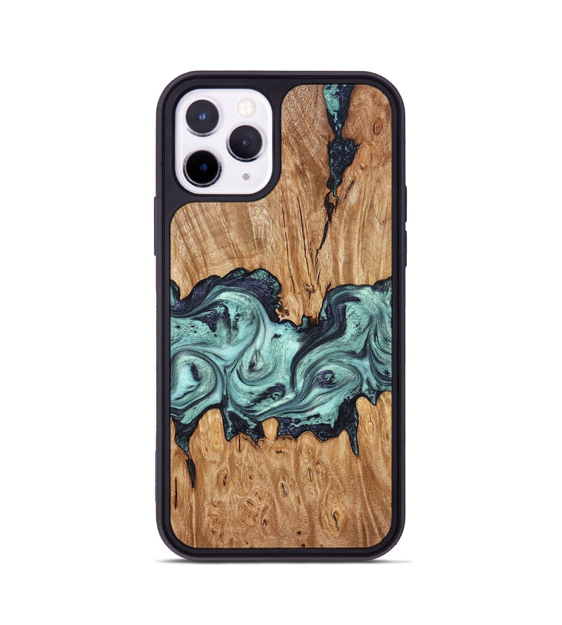 iPhone 11 Pro Wood Phone Case - Heather (Green, 823450)