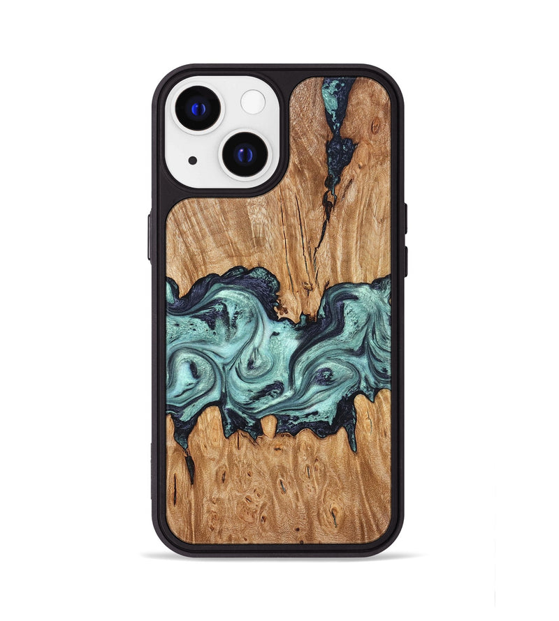 iPhone 13 Wood Phone Case - Heather (Green, 823450)
