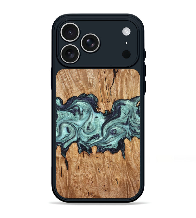 iPhone 17 Pro Max Wood Phone Case - Heather (Green, 823450)