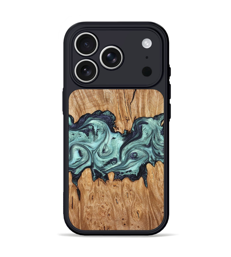 iPhone 17 Pro Wood Phone Case - Heather (Green, 823450)
