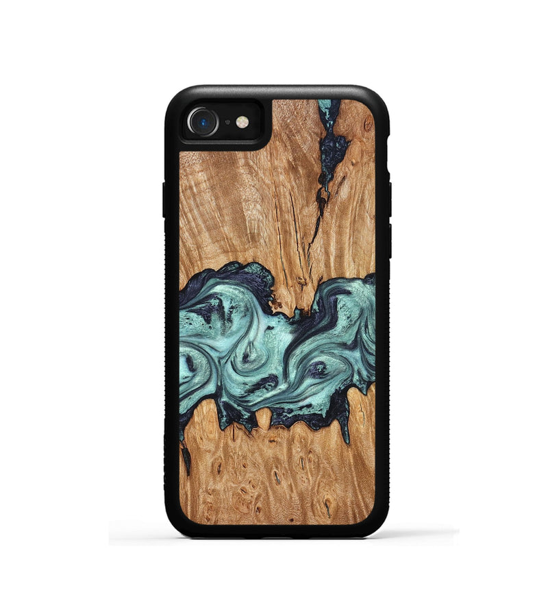 iPhone SE Wood Phone Case - Heather (Green, 823450)