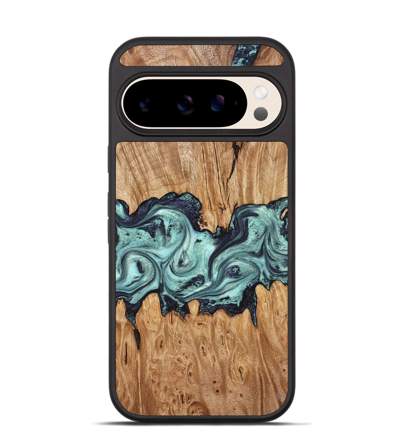 Pixel 10 Wood Phone Case - Heather (Green, 823450)