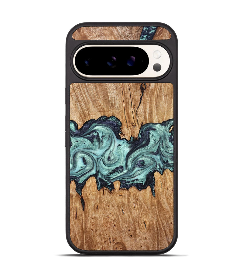 Pixel 9 Pro Wood Phone Case - Heather (Green, 823450)
