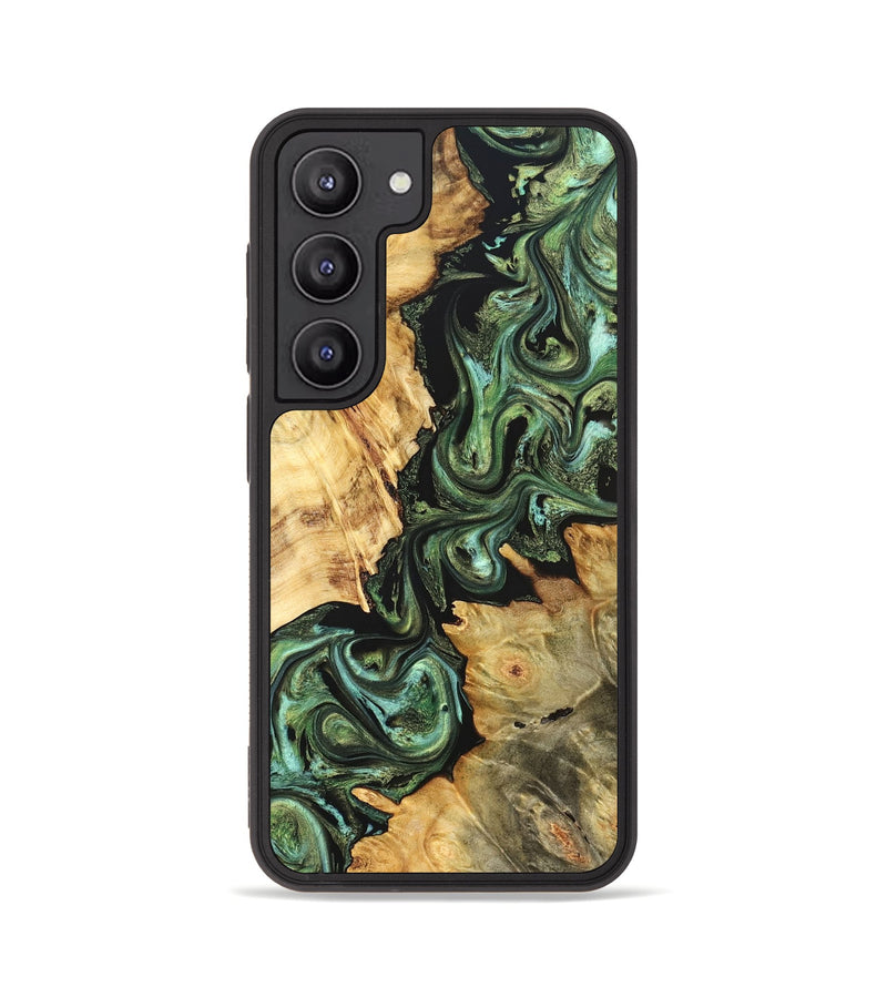 Galaxy S23 Wood Phone Case - Shanta (Green, 823451)