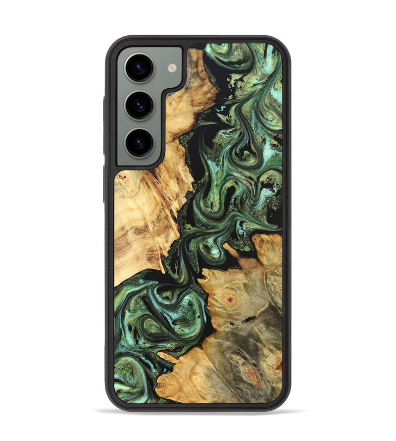 Galaxy S23 Plus Wood Phone Case - Shanta (Green, 823451)