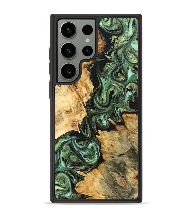 Galaxy S23 Ultra Wood Phone Case - Shanta (Green, 823451)