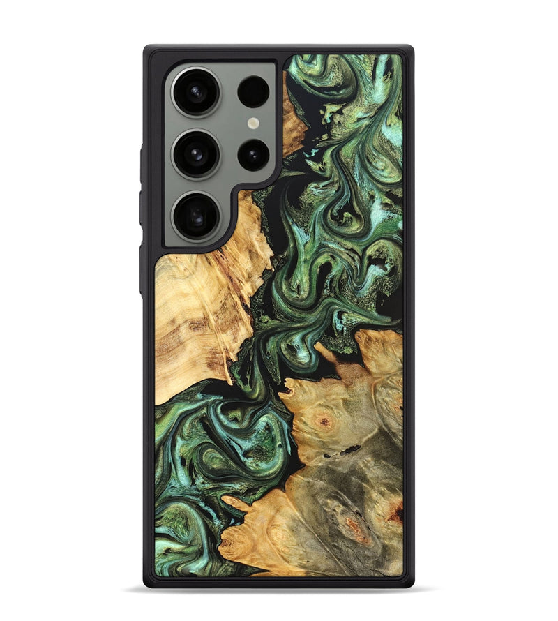 Galaxy S24 Ultra Wood Phone Case - Shanta (Green, 823451)