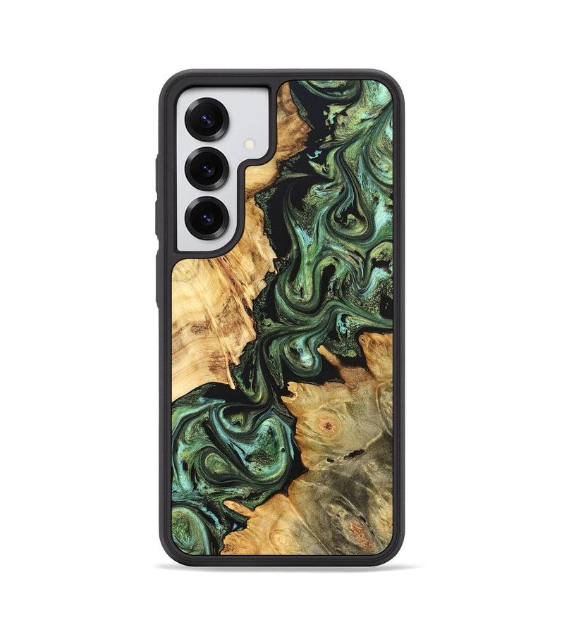 Galaxy S25 Wood Phone Case - Shanta (Green, 823451)