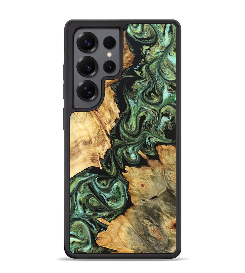 Galaxy S25 Ultra Wood Phone Case - Shanta (Green, 823451)