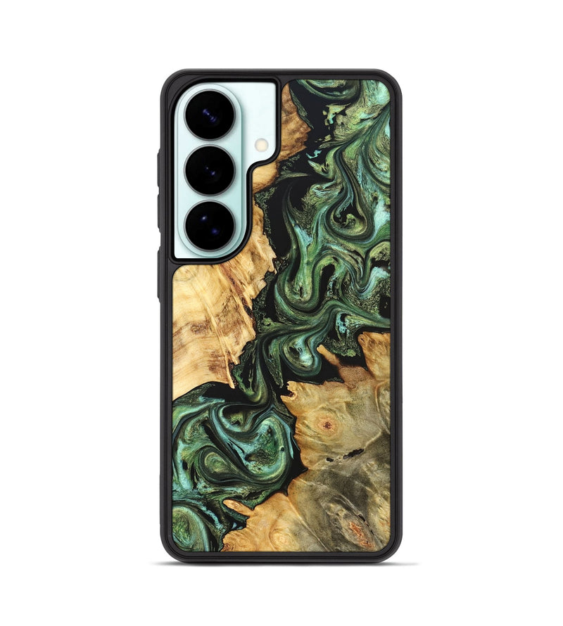 Galaxy S26 Wood Phone Case - Shanta (Green, 823451)