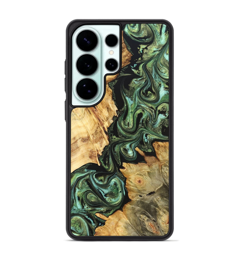 Galaxy S26 Ultra Wood Phone Case - Shanta (Green, 823451)