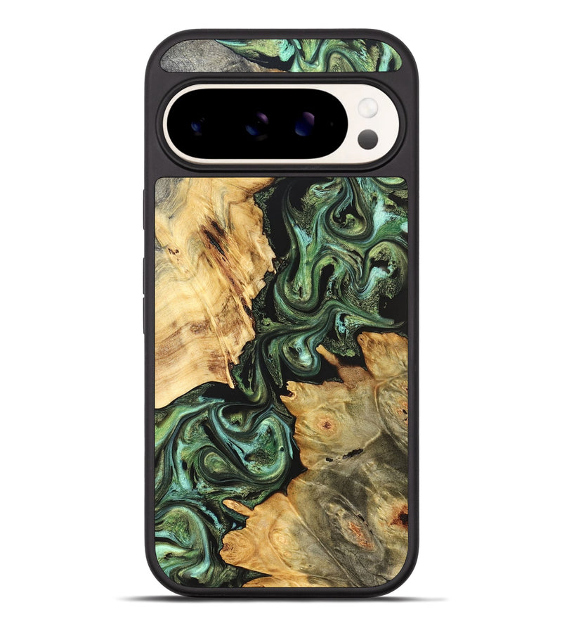 Pixel 9 Pro XL Wood Phone Case - Shanta (Green, 823451)