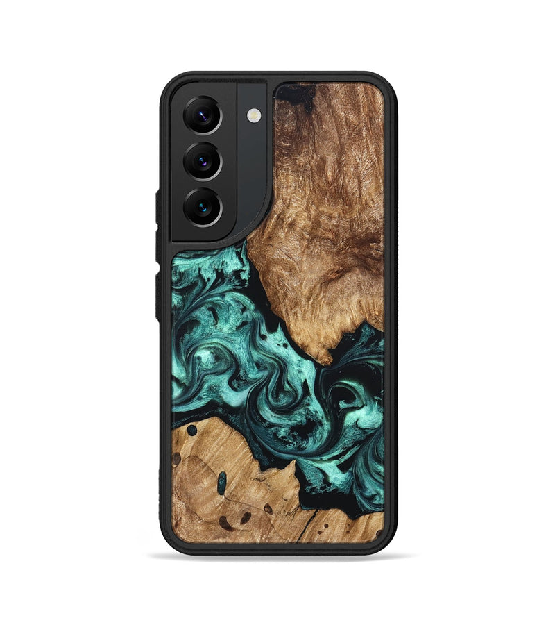 Galaxy S22 Wood Phone Case - Artie (Green, 823452)