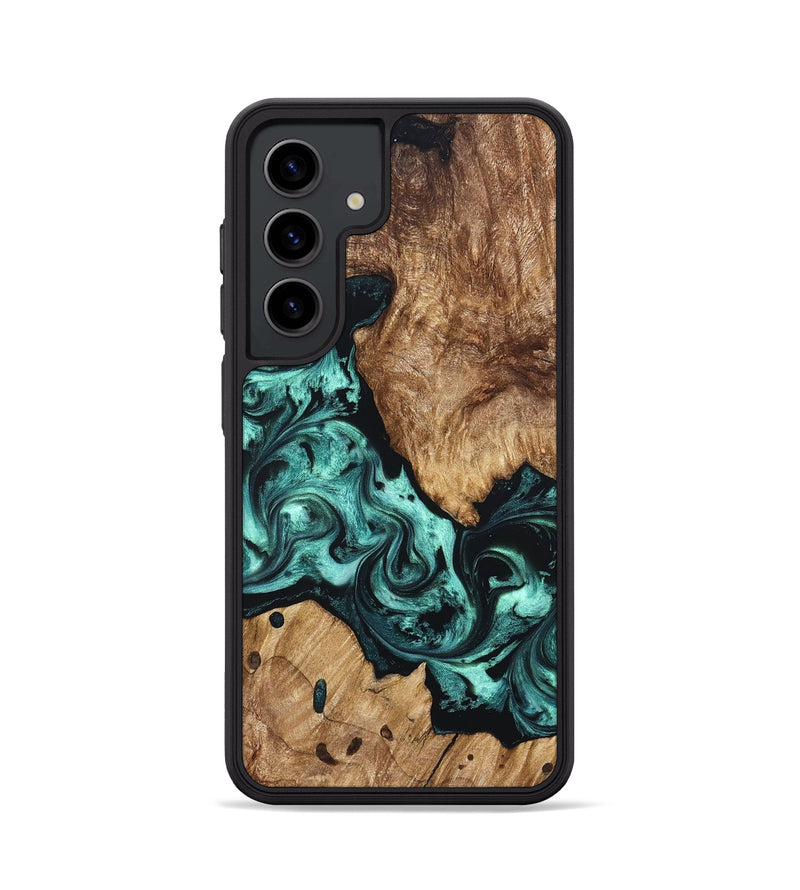 Galaxy S24 Wood Phone Case - Artie (Green, 823452)