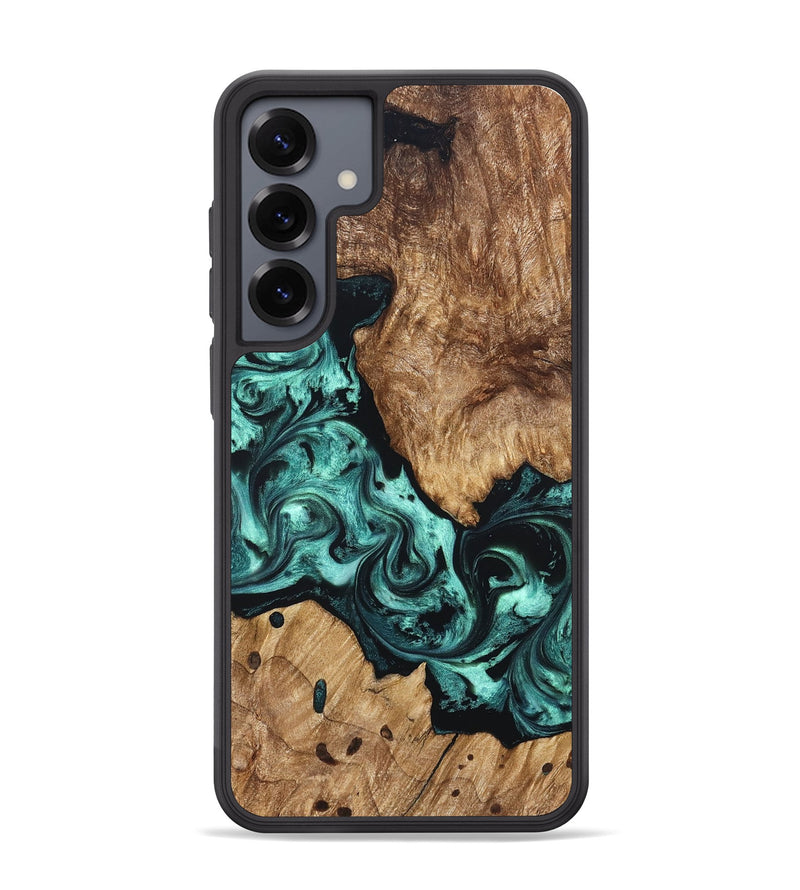 Galaxy S25 Plus Wood Phone Case - Artie (Green, 823452)