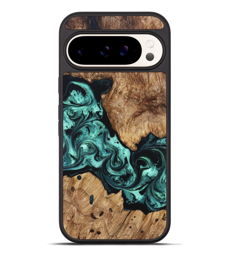 Pixel 9 Pro XL Wood Phone Case - Artie (Green, 823452)