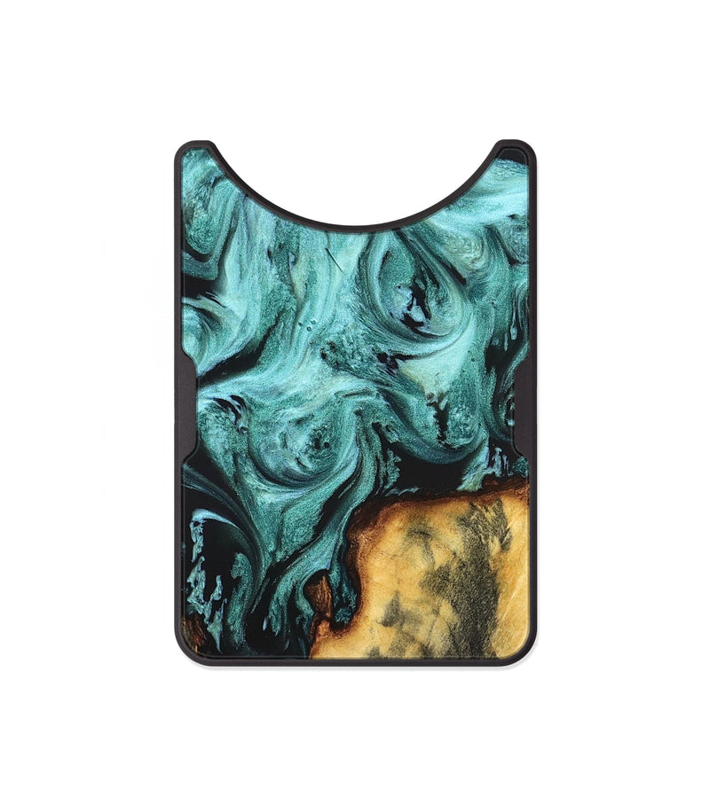 Alloy Wood Wallet - Zackery (Green, 823453)